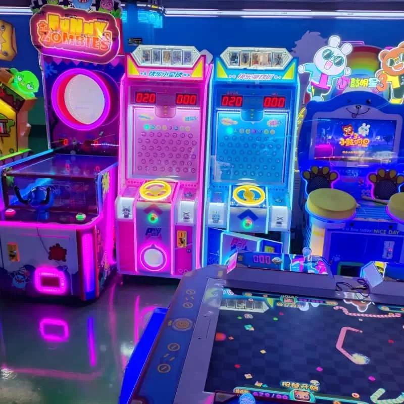 Arcade machines being unloaded and moved into a venue