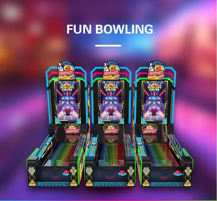 Fun Bowling | Mini Arcade Bowling Machine for Family Entertainment Centers
