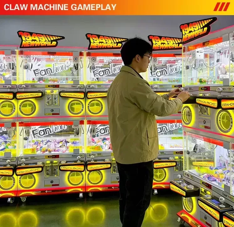 1788855170672559.png 1949 New World Mini 4 Crane Machine claw game instructions with joystick and button controls