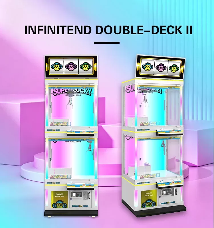 INFINITEND Double-Deck II | Double-Deck Claw Machine with Overhead Claw System