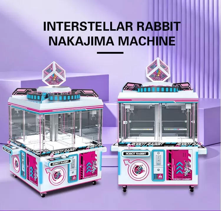 Galactic Play Hub | Novel Design Claw Machine with Dazzling Lighting for Commercial Venues