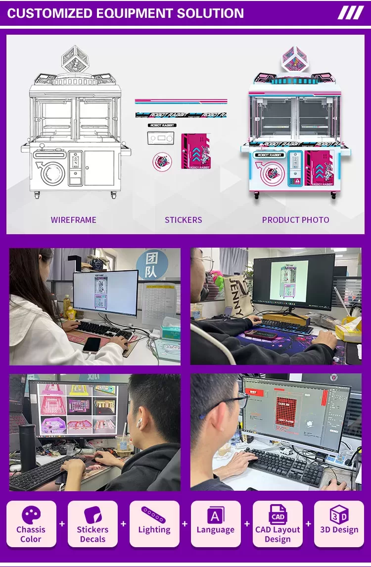 Galactic Play Hub overhead claw system console gift out coin acceptor and motherboard detail view
