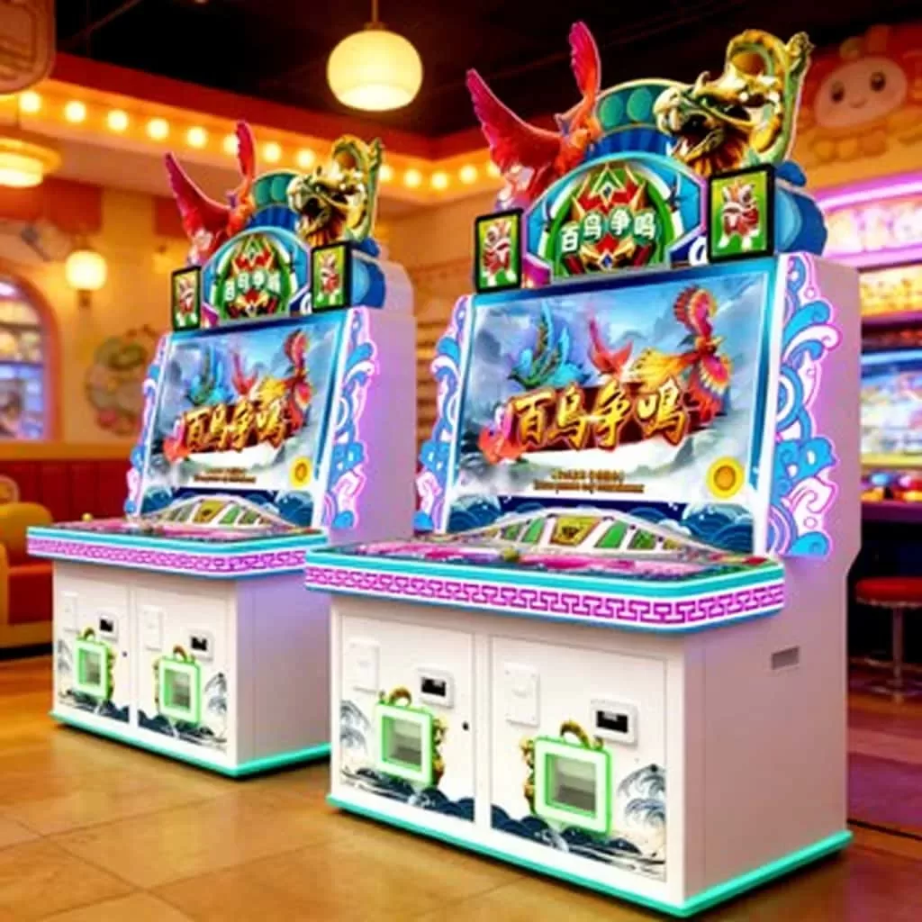 Hundred Birds Shooting Game commercial arcade shooting machine detailed specifications panel