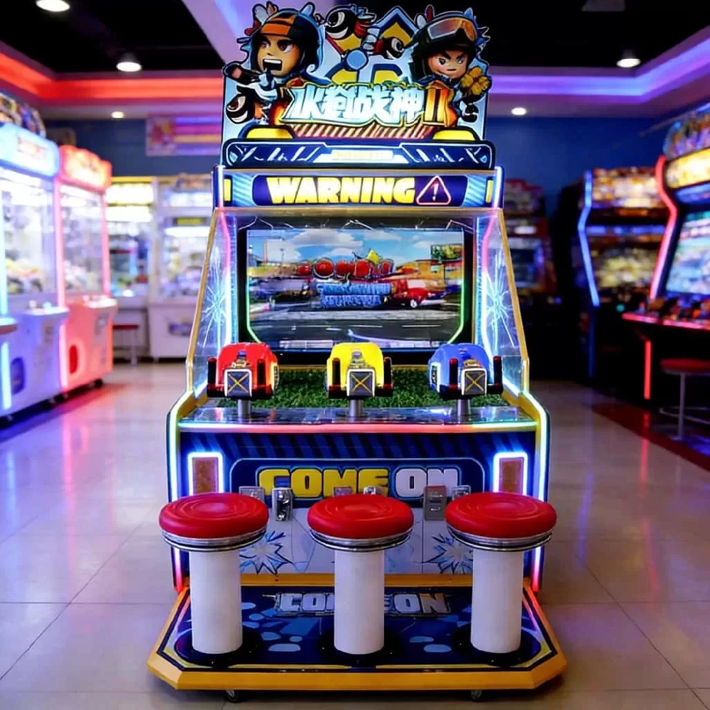 Ice Battle Hero | 2-3 Player Water Shooting Arcade Game Machine for Amusement Parks & Game Centers