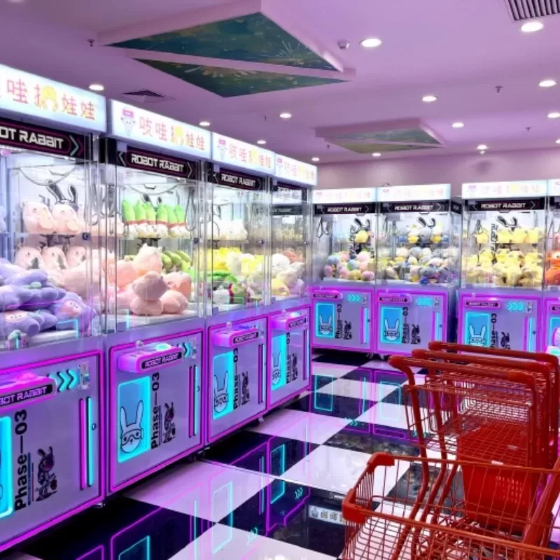 Concept: Commercial arcade machines being manufactured in a professional factory in China
