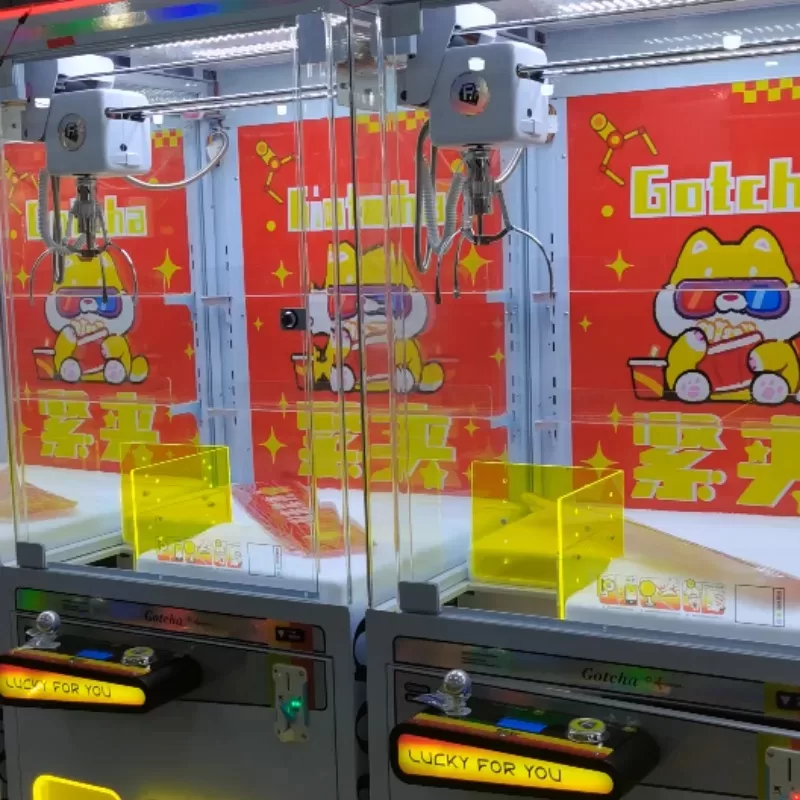 Commercial arcade machines packed in wooden crates for export shipping