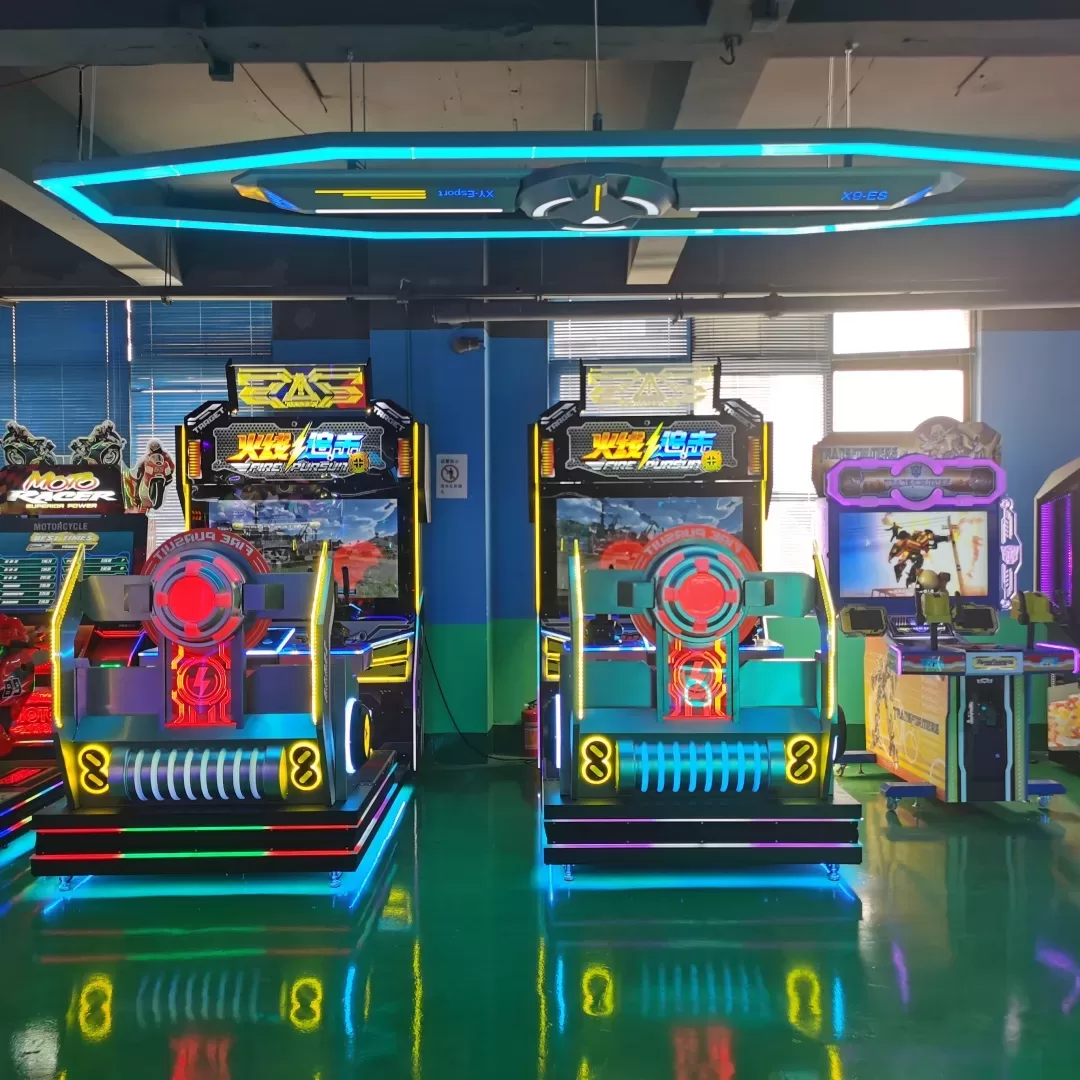 Technician adjusting claw strength settings on a commercial claw machine