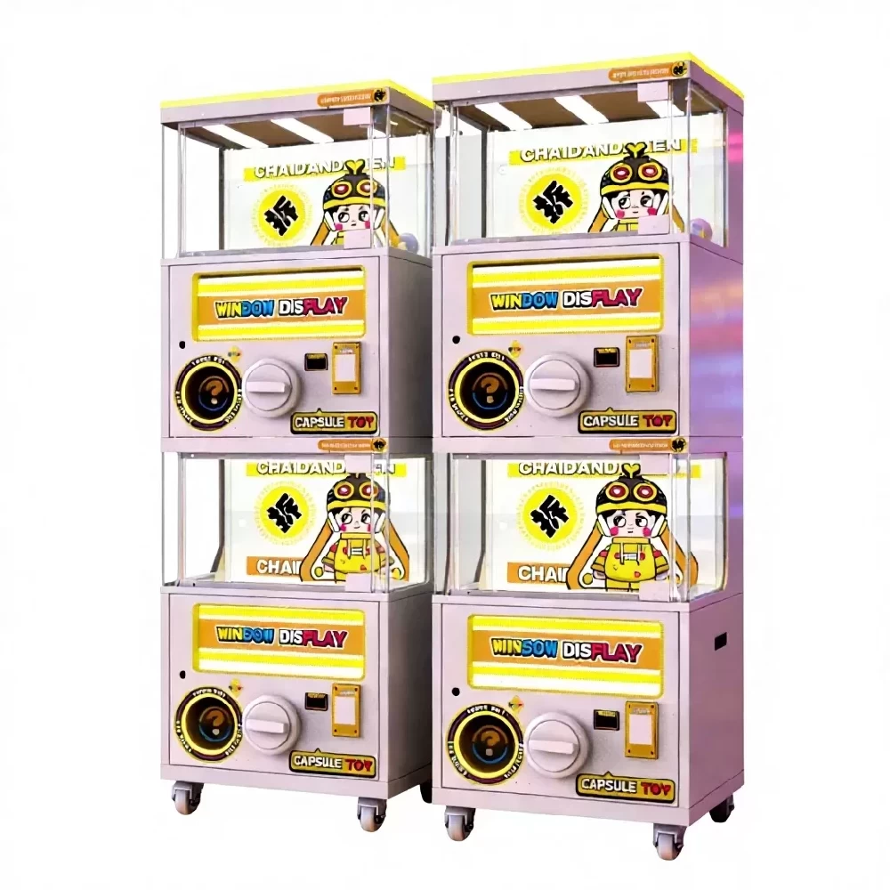 Capsule Toys Gachapon Machine | Double-Layer Commercial Twist Egg Vending Game