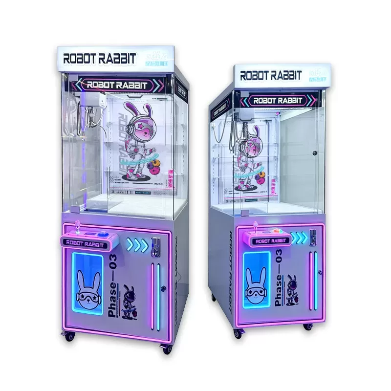 Cosmic Rabbit 3 installed in a shopping mall game room for children and adults to play