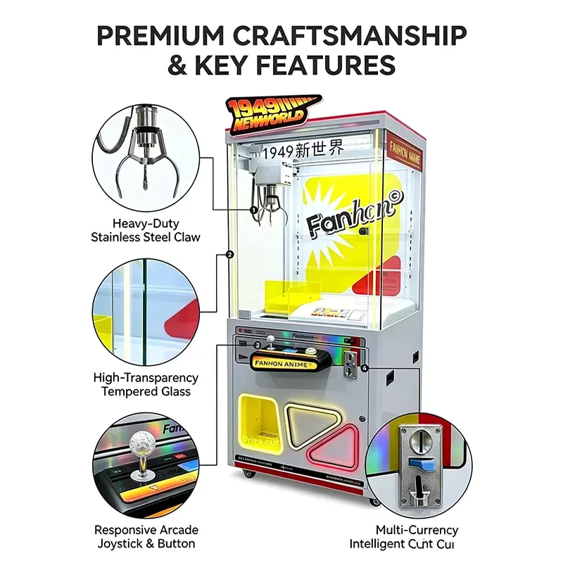 1949 New World Standard Crane Machine | Commercial Coin Operated Doll Machine
